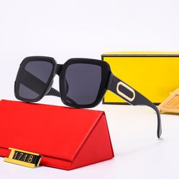 Designer Large Frame Sunglasses Luxury Sunglasses Metal Accessories Women's Radiation Uv Men's Retro Eyeglasses Lenses High-Grade High Value Driving Outdoor