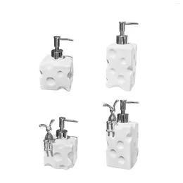 Liquid Soap Dispenser Manual Easy To Fill Ceramic Hand Salon For Bathroom Countertop El Kitchen Home