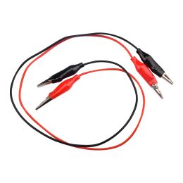 Dual Ended Alligator Clips Test Lead Black&Red Test Cable Soft PVC Crocodile Clips Testing Wire Alligator Jumper Wire Test Leads