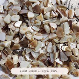 100/500G Mosaic Tile Shell Abnormal stone DIY Handcraft to create artist spiritual mirror light photo frames natural home decor