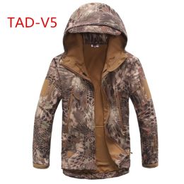 Pants Tactical Jacket Softshell Waterproof Windproof Jackets Camouflage Outdoor Sport Hiking Outerwear Clothing Jacket Pants