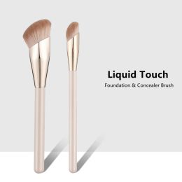 Kits Liquid Touch Foundation & Concealer Makeup Brush Unique Fingertips Shape Soft Bristles Perfect Sculpt Highlight Cosmetics Tool