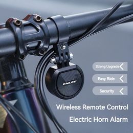 ENLEE 120DB USB Charge Bicycle Electric Bell Cycle Motorcycle Scooter Trumpet Horn Antitheft alarm Siren Remote Control240410