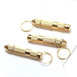 4 in1 Mini Portable Golden Opener Screwdrivers Ear Pick Ear Cleaner Keychain Kit