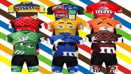 2021 Pro Funny Cartoon Team Cycling Jersey Short 9D set MTB Bike Clothing Ropa Ciclismo Bike Wear Clothes Mens Maillot Culotte2597921