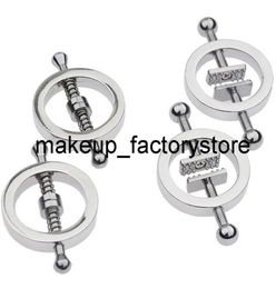 Massage 1 Pair Metal Nipple Clamps Breast Clips Nipple Stimulator Erotic Toys Sex Slave Restraints Adult Games Sex Toys For Women 8976978