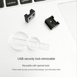 20Pcs USB Dust Plug Charger Port Cover Cap USB Security Lock Universal Dustproof Protector PC Notebook Laptop