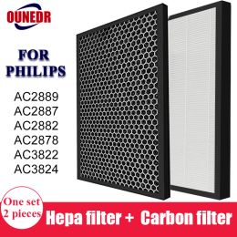 Shavers Replacement Hepa and Carbon Philtre Fy2422 Fy2420 for Philips Air Purifier Ac2887 Ac2889 C2882 Ac2878 C3824 Ac3822