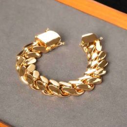 Hip Hop 24k Gold 18mm Custom Cuban Chain Wholesale Gold Cuban Chain Necklaces