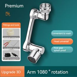 Universal Rotary Kitchen Sink Faucet Extender 1080° Accessories For Home Water Tap Nozzle Mixer Aerator Kit Bathroom Sink Faucet