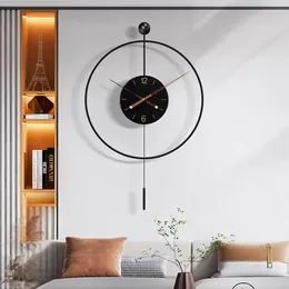 Wall Clocks Bathroom Aesthetic Xenomorph Silent Creative Fashion Nordic Clock Interior Reloj Pared Home