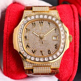 Diamond Watch Designer Watches Mens Automatic Mechanical Movement Fashion Waterproof 40mm Bracelet Sapphire Stainless Steel Wristwatch Montre de Luxe Gift