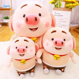 New Birthday Gift Cute Pig Cotton plush Doll stuffed animal Toy Cuddly Plush pillow Doll Baby Kids Lovely Present Chirstm4918344