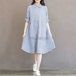 Maternity Dresses Striped Dress Lining for Pregnant Maternity Women Clothes Breastfeeding Pregnancy Long Sleeve 24412
