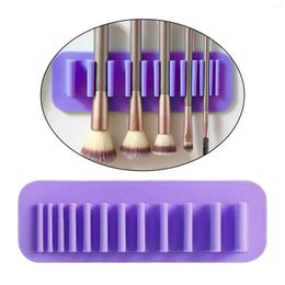 Storage Boxes Silicone Wall Mount Makeup Brush Holder Stand Hanger Case Organiser Thin Paint Drying Art Rack Suction Cup