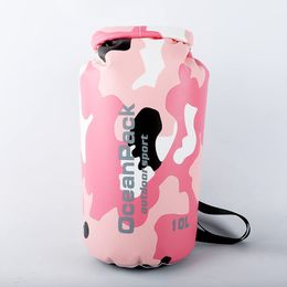 2-30L Professional PVC Waterproof Bag Inflatable Backpack Snorkelling Rafting Drifting Diving Dry Bag Swimming Bucket