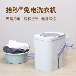 Machines Manual Washing Machine Student Dormitory Handcranked Household Small Washing Socks Without Electricity Mini Washing
