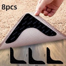 Carpets 8pcs Self Adhesive Anti Slip Mat Pads Protective Washable PU Non Tape Reusable Carpet Non-slip Sticker