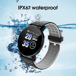 119 Plus Useful Smart Wristwatch Rechargeable Multifunctional Waterproof Smart Watch Support Remote Control