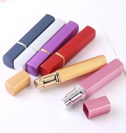 12ML Portable Travel Atomizer Perfume Oils Aluminium Essential Refillable Colourful Atomiser Spray 6 Colours Diffusers Bottles Spray 1683349