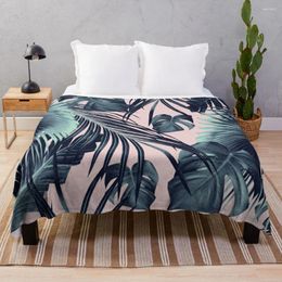 Blankets Tropical Jungle Leaves Dream #2 #Tropical #Decor #Art Custom Travel Softest Throw Blanket