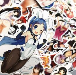 70pcs Bunny Hentai Meisje Pinup Anime Decal Stickers Koffer Laptop Vrachtwagen Waterdichte Auto Sticker D4SS9076291