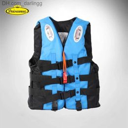 Life Vest Buoy Adult life jacket water sports safety vest surfing lifeguard kayaking and water sports 120 kgQ240412