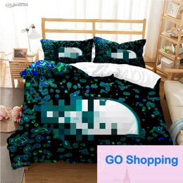 High-end Cross-Border Three-Piece 3d Digital Printing Bedding Foreign Trade Home Textile Factory Wholesale