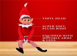 Red Christmas Elves Doll Merry Christmas Decorations For Home Xmas Ornaments Navidad Party Supplies Happy New Year74280336480070