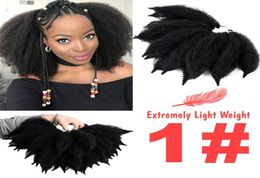 8039039 Crochet Marley Braids Black Hair Soft Afro Synthetic Braiding Hair Extensions High Temperature Fibre For Woman6127234