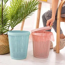 Trash Bin Automatic Changing Garbage Bag Sanitary Bin Rattan Waste Bin Trash Basket For Home Office Living Room Kitchen Bathroom