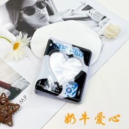 Korean INS 64 Pockets 3 inch Mini Photo Album Cow Hollow Love Insert Storage Album Collect Book Name Card Album From Photo