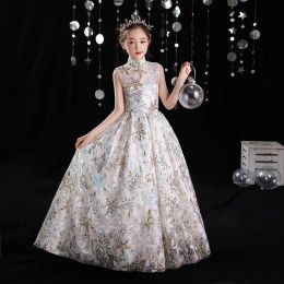 Girls Dress's Children's Dress's Wedding Birther Birthday Party Elegante abito da principessa per bambini