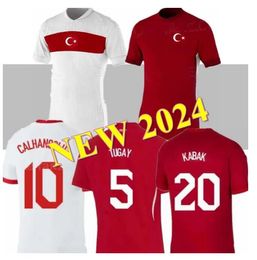 Turkiye Soccer Jersey 2024 Euro Cup Turkey National Team Home Away DEMIRAL Kokcu YILDIZ ENES calhanoglu Football Shirts