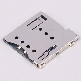 1PC MUP-C792 Original Micro SIM Card Connector Patch Self-piercing 6 +1 P SIM Card Slot Socket