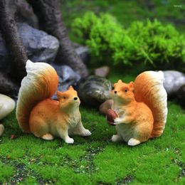 Garden Decorations Resin Crafts Squirrel Statue High-quality Planter Ornaments Decoration Simulation Realistic Sculpture