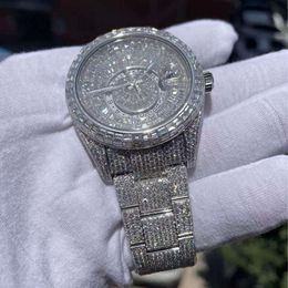 Luxury Looking Fully Watch Iced Out For Men woman Top craftsmanship Unique And Expensive Mosang diamond 1 1 5A Watchs For Hip Hop Industrial luxurious 3105