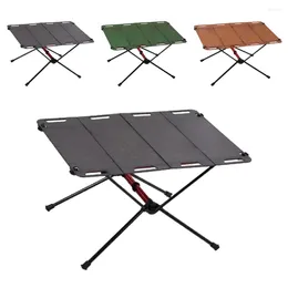 Camp Furniture Camping Folding Table Protable Foldable Aluminium Alloy Frame High-strength Transparent PC Desktop