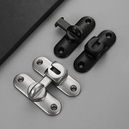 90°/180° Dual Purpose Anti-theft Buckle Door Buckle Sliding Door Latch Flat Door Lock Buckle Hasp Door Bolt Hardware Accessories