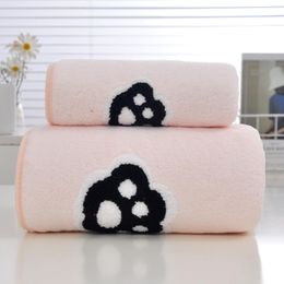 Coral Fleece Can Absorb Water Wash Face With Take A Bath Thicken Creative Adult Couple Gift Towel Large Bath Towel Towels Set