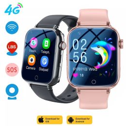 Watches 2024 4G Smart Watch Kids GPS WIFI Video Call SOS Waterproof Child Smartwatch Camera Monitor Tracker Location Phone Watch Girls