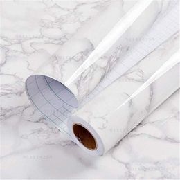 Wallpapers Waterproof And Oil-proof Marble Wallpaper Self-adhesive Board Solid Colour Desktop Modern Furniture Living Room Home Dec218b