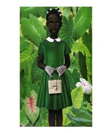 Ruud van Empel Standing In Green Painting Poster Print Home Decor Framed Or Unframed Popaper Material2365293z2595648