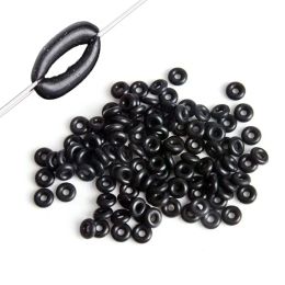 O-Ring Rubber Rings for Carp Fishing, Round Rig Ring, Terminal Tackle, Swivel Fishing Tools, Rigging Worms Connector, 100Pcs