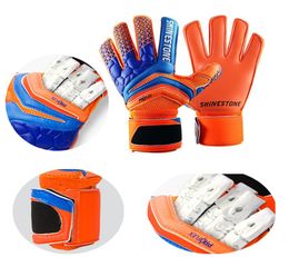 Men Professional Soccer Goalkeeper Gloves Strong 5 Finger Protection Thicken 4mm Latex Kids Goal Keeper De Futebol Goalie Gloves7761356