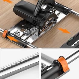 For 4/5 Inch Electricity Circular Saw Trimmer Machine Edge Guide Positioning Cutting Board Tool Milling Groove Woodworking DIY