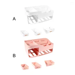 Storage Boxes ABS Stylish And Practical Makeup Organizer For Convenient Easy To Clean Waterproof Cosmetics