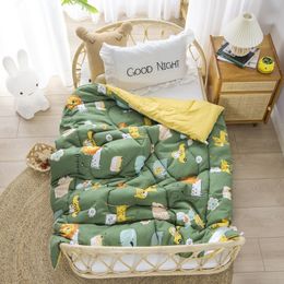Spring Winter Baby Quilt Comforter Quilted Blanket Summer Soft Nap Cover Newborn Thick Warm Infant Swaddle Wrap Bedding CP2