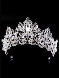 Beautiful High Quality Crystals Wedding Bridal Rhinestone Pearl Beaded Hair Accessories Headband Band Crown Tiara Ribbon Headpiece3850090