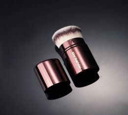 Retractable Kabuki Makeup Brush Dense Synthetic Hair Short TravelSized Foundation Powder Contour Beauty Cosmetics Tools2777154